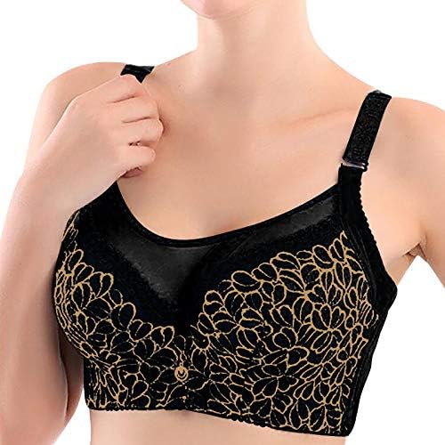 Tamanho do sutiã esportivo Estabelecer esportes femininos de Yoga Hollow Plus Bra Underwear Black