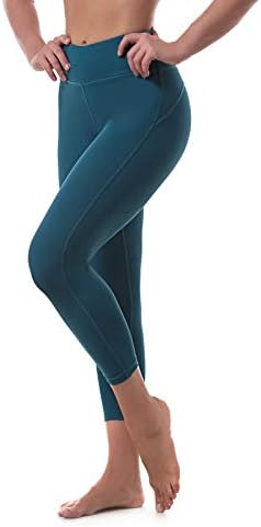 Ritiriko Women's Yoga Pants High Wistide Crop Treinet Runggings Leggings Controle de ioga Capris