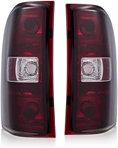 Montos de luzes traseiras TUzilla compatíveis com 2007-2014 Chevy Silverado 1500 2500 HD 3500 HD GMC Sierra 2500