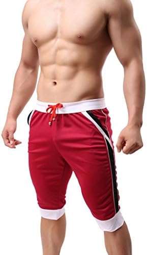 Calças de esportes de moda masculina do Onefit de verão calças de seção finas capri