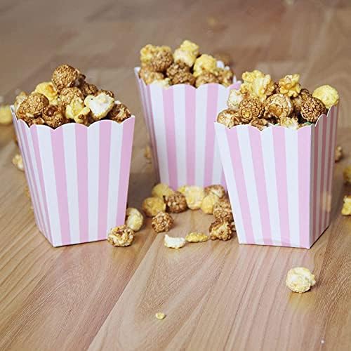 24pcs Mini Paper Pipcorn Boxes Candy Container for Party Favor Supplies