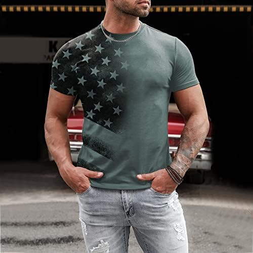 4 de julho Camisas para homens Muscle Tee Camise