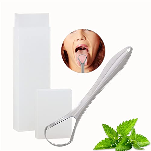 Esponja esfoliante de esponja facial de língua adulta Tonument Coating raspador de cuidados oral limpeza de língua raspador