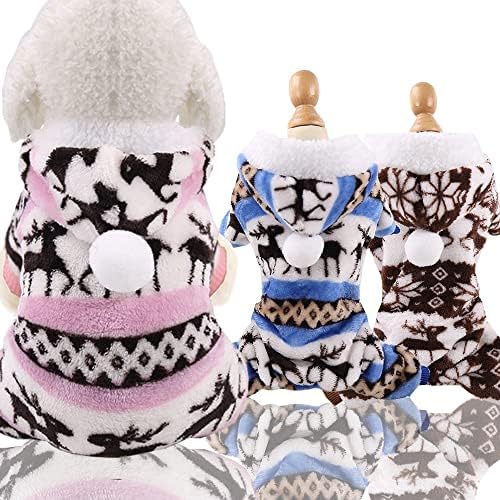Roupas de cachorro pijamas lã de lã de salto de inverno roupas de cachorro quatro pernas roupas de estimação de roupas de estimação