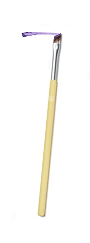 3ina o pincel de revestimento do ângulo - ferramenta de pincel angular de ação dupla para delineador e sobrancelhas - cerdas