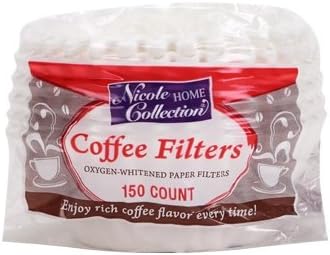 Nicole Home Collection Pack Pack Pack de 150 filtro de café, 150 contagem