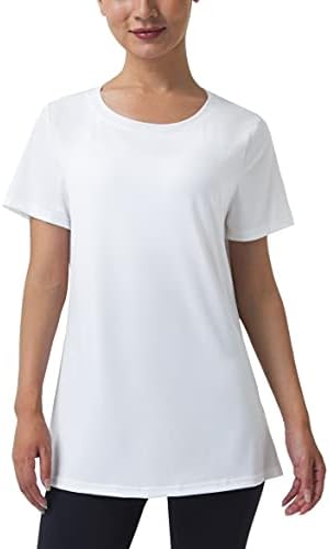 Tops de treino de kimmery para mulheres leves de manga curta rápida seca camisas atléticas