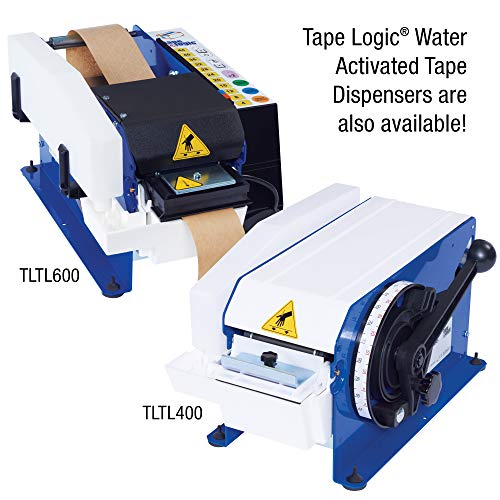 Tape Logic® 7200 Fita ativada por água reforçada, 72mm x 375 ', Kraft, 8/caso