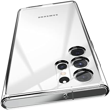 Caso Clear de Elago, projetado para Samsung Galaxy S22 Ultra - recutas precisas de câmera, design elegante e leve, caixa de