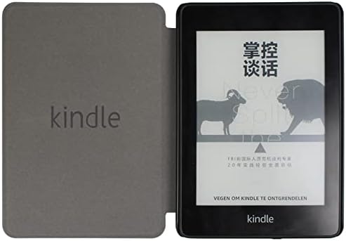 Case Slimshell para 6,8 Kindle Paperwhite e Kindle Paperwhite Signature Edition - Capa de couro leve PU Premium