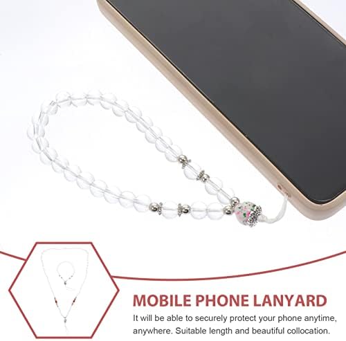 Pulseira de câmera ABAODAM Strap 2pcs com contas de lanyard pulseira pulseira de celular colar de celular Anti perdido