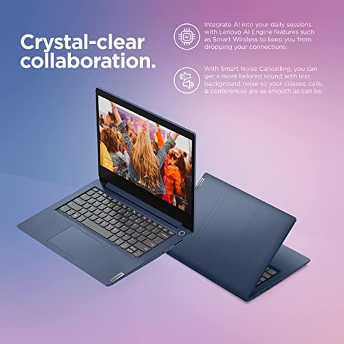 Lenovo 2023 Laptop Ideapad 3i mais recente, tela IPS de 14,0 polegadas FHD, 12ª geração Intel Core i5-1235U, RAM de 16