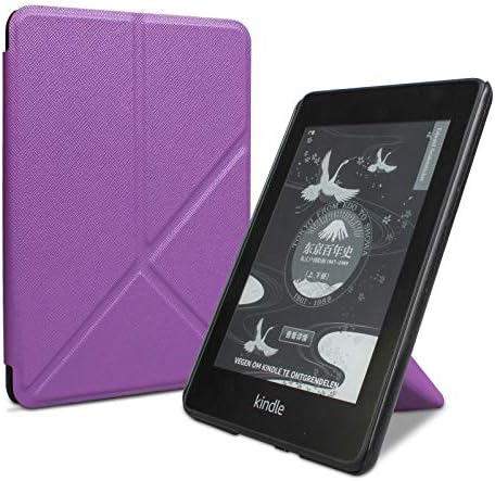 JNSHZ 6.8inCh Kindle Paperwhite 2021 Origami Capa - Tampa de suporte esbelto com sono/despertar automático em azul marinho,