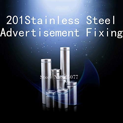 Parafuso parafusos de aço inoxidável anúncio oco parafusos Tamanho: 1625mm Glass StandOff Pin prensa 200pcs kf736