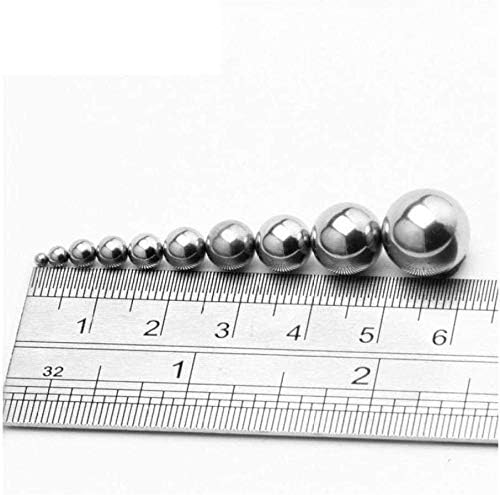 Lucknight Bolas de aço inoxidável 304 Bola de aço inoxidável, 3,1/3.3/3.4/3.6/3.7/3.8/3.87/3.9/4,2 mm, bola de aço inoxidável,