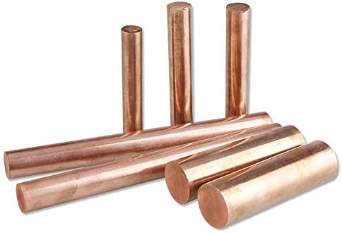 Lqsxjgrt puro cobre cu hastes de metal diâmetro de 80 mm de comprimento 100 mm
