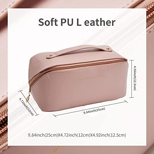 Bolsa de maquiagem de viagem ACBXM Sacos de cosméticos para mulheres de grande capacidade, Melhor organizador de maquiagem profissional