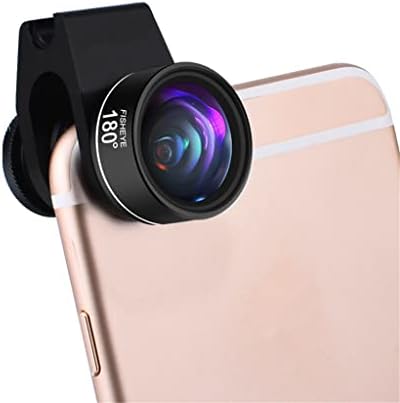 Yebdd 4 em 1 camera de câmera do telefone Kit de peixes de peixe de olho amplo lentes de telefoto com clipes universais para 95% de smartphones