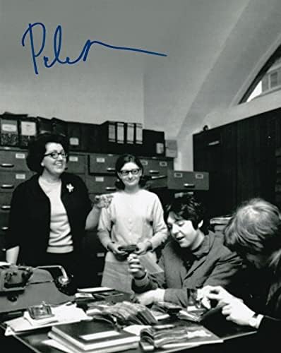 Músico Peter Asher Real Hand assinou 8x10 Foto 9 Coa Beatles Paul McCartney