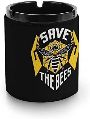 Coração Mente Soul salva as abelhas Ashray Cinzas de cinzas da moda Bandejas para Cigarro Decoração do escritório em casa