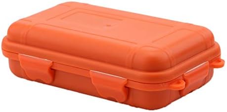 Caixa à prova de choque ao ar livre, caixa de armazenamento à prova d'água, 2 cores 2 tamanhos de sobrevivência ao ar livre Caixa de