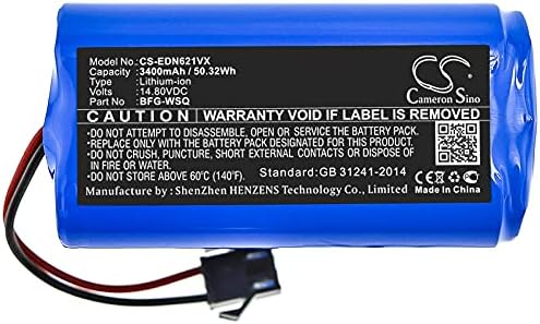 Bateria de substituição de Suenos para Robovac 12/Robovac 15c/robovac 15c max/robovac 15t/robovac 25c, número da peça: PA04.3400mAh,