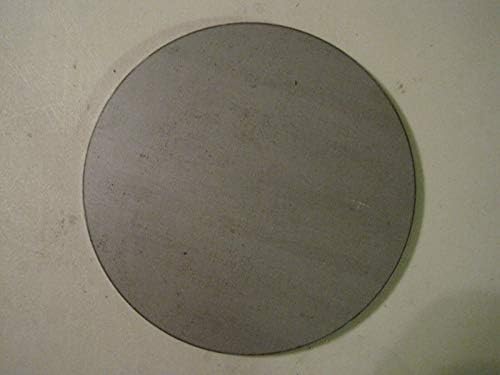 Placa de aço de 1/8 , em forma de disco, diâmetro de 20,50.