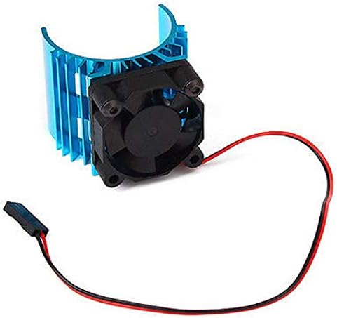 NATEFIMIN AZUL RC MOTOR DE EQUENO DE CAZENDO EXPLINHO COM Ventro de resfriamento do ventilador 540 545 3650 Tamanho para