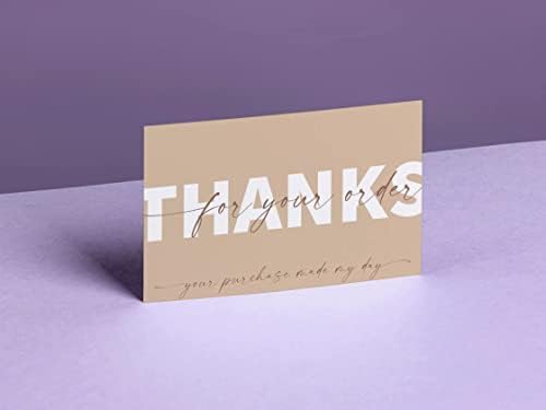 50 peças Obrigado por apoiar meus pequenos cartões de visita mini cartões de agradecimento boho estilo obrigado