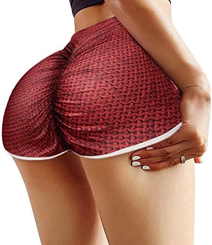 Butt Highting Yoga Shorts para mulheres Tommes de cintura High Control Hot Pants Hott