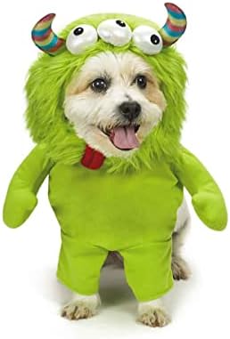 MPP Green Three Eyed Monster Dog Costume Super Soft Quality Fabric engraçado