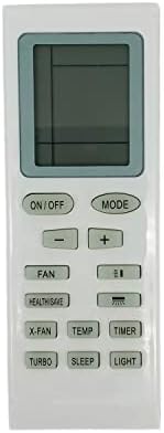 Souldershop Substituição Compatível para o ar condicionado Gree AC Universal Remote para a maioria dos modelos, Alterar grau