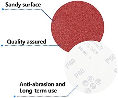 GOOFFY GRAGING LIDING DISCS 40PCS 3 PULH FOLHAÇÃO 60 80 100 120 240 GRIT POLITO ABASIONAL DE POLISIO