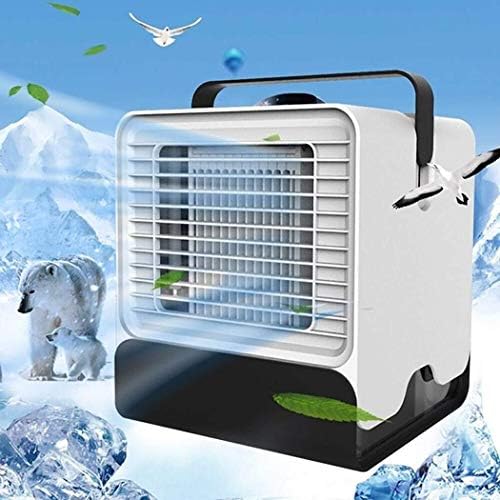 Raxinbang ar condicionado portátil ar condicionado fã de resfriamento de verão com fãs pessoais de luz noturna