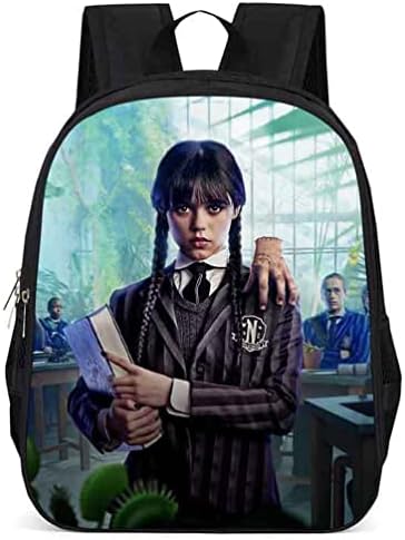 Paroiluse quarta -feira Addams Backpack Nevermore Schoolbag Bookbags Casual Daypack Laptop Mackpacks para meninas meninas