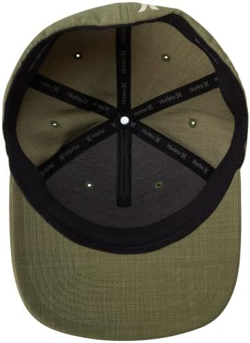 Capinho de beisebol de Hurley Men - H2O -DRI Line Up Curved Brim Hat