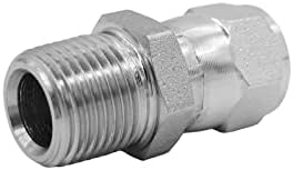 Beiterstoe 6505-06-06 Adaptador de mangueira hidráulica Adaptador de 3/8 masculino × 3/8 jic fêmea 37 ° As juntas