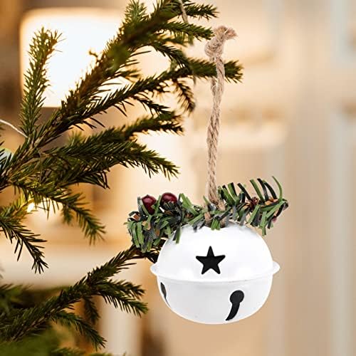 Inoomp 3pcs Christmas Jingle Bells Ornamentos de Natal Ornamento pendurado Ornamento de Natal Favores de Ano Novo Favores