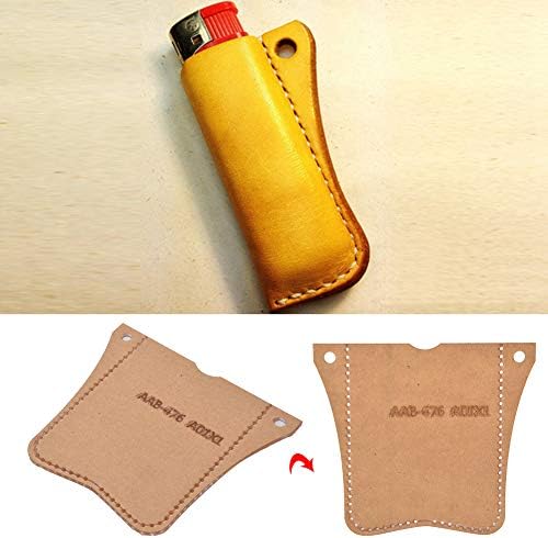 Modelo de acrílico Craft de padrão de couro para cigarro Bolsa clara DIY Clear acrílico Modelo de estêncil de bolsa