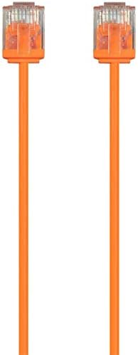 MONOPRICE CAT6 Ethernet Patch Cabo - 0,5 pés - roxo | Preso, 550MHz, UTP, puro fio de cobre nu, 32AWG - Micro Slimrun Series