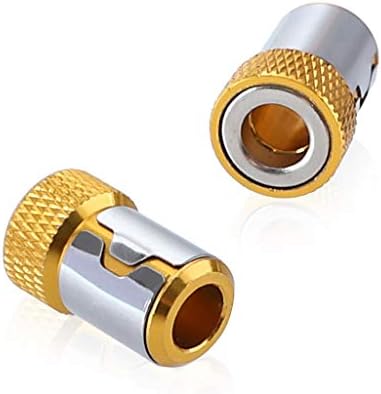 Chave de fenda 2 xuniversal anel para bits de aço de 6,35 mm Ferramentas de magnetizador removível e melhoria da casa de fenda