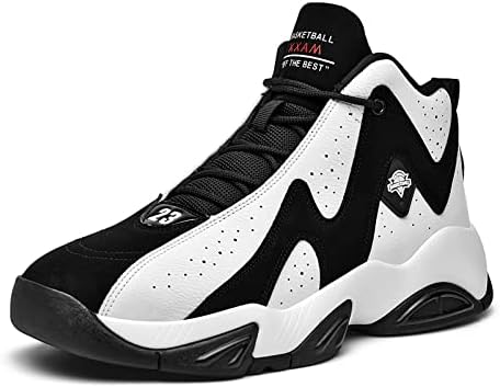 Bacury Mens High Top Basketball Road Running Sneakers Tennis Sport Cross Trainer Shoes para jovens garotos grandes