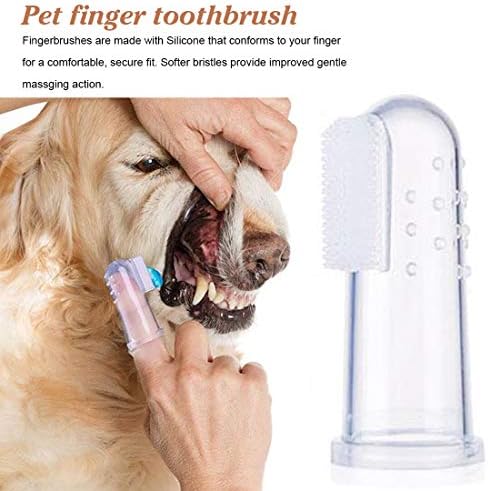 Beleza e saúde - Super Pet Pet Pet dentes de dentes Silicone Teddy Dog Brush dentes de tártaro Bad Braff - Cell Home