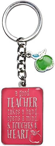 Chave de Apreciação de Professores de Arte Cristã com Escritura: Inspirational Bible Verse Split Metal Keyring Acessório