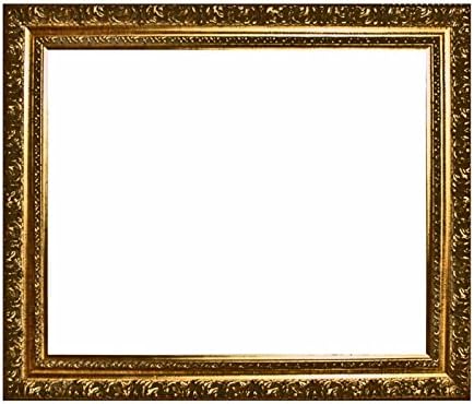 NEUMANN BILDERRAHMEN BAROQUE Frame 10942, Oro Gold Decorated, Série 991, quadro vazio, 40x60 cm