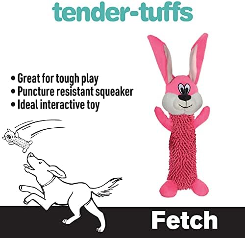SmartPpetlove Snuggle Puppy Toff tuffs grandes coelhos desgrenhados e pacote de brinquedos de cachorro para cachorro - brinquedos