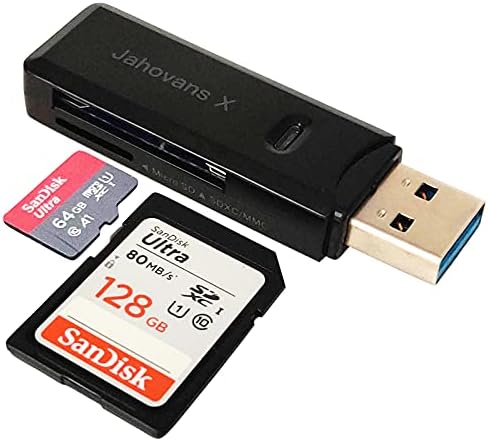Leitor de cartão SD USB 3.0 para PC, laptop, Mac, Windows, Linux, Chrome, SDXC, SDHC, SD, MMC, RS-MMC, Micro SDXC Micro SD, Micro