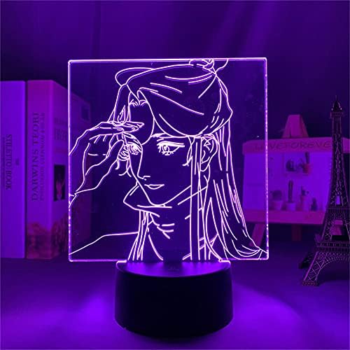 3D Lâmpada Anime Manga Figura Tian Guan CI FU XIE LIAN RGB LED LED Lâmpada de iluminação Lâmpada Remota Control Nightlight