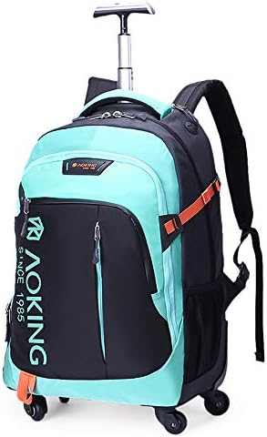 AOPMGOE AOKEGEM 20/22 ″ Resistente à água Rolamento Rolamento Backpack Saco de compartimento de laptop