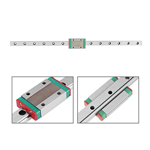 MGN12H deslizamento linear em miniatura, guia, 350 mm de comprimento de 12 mm de largura bloco de deslizamento